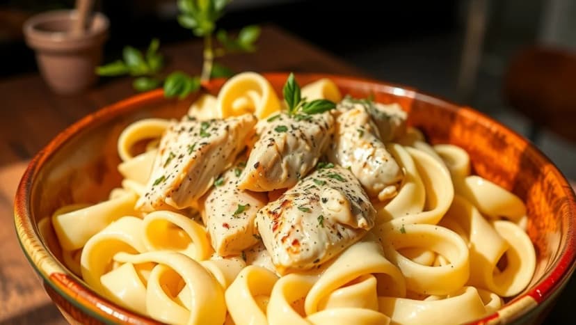 Världens godaste pasta med kyckling