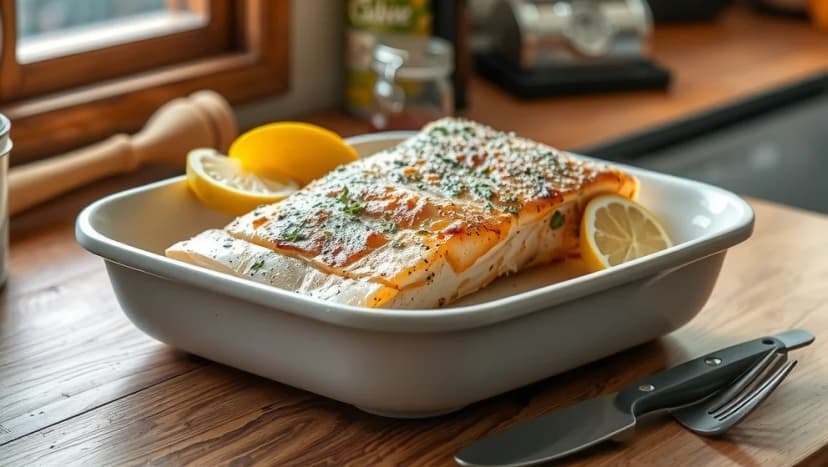 Världens lättaste torsk i ugn